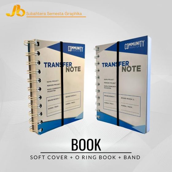 Soft Cover and O Ring Book with Band Book
